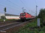 143 846-4 erreicht Obertraubling mit einer RB Eggm�hl.