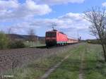 143 820-9 schiebt bei Th�ngersheim eine RB.