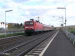 143 024-8 erreicht Th�ngersheim mit einer RB Schl�chtern.