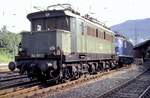 144 081-7 und 118 050-4 beim Jubiläum 50 Jahre Elektrifizierung Geislinger Steige am 24.06.1983.