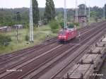 145 065-9 rollt durch Eisenh�ttenstadt am 26.08.07