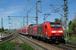 DB: RE nach Offenburg mit der 146 236-5 bei der Ausfahrt Haltingen am 6.
