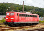 Die an die DB Cargo AG vermietete Railpool 151 026-2 (91 80 6151 026-2 D-Rpool) ist am 13.08.2023 im Kreuztaler Abstellbereich abgestellt.