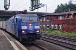DB/TFG: Die schönen blauen Albatross-Express-Lokomotiven fahren leider auch auf anderen Bahnhöfen auf dem falschen Geleise beim Fotografieren.