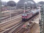180 006 durchf�hrt Dresden HBF mit ein gemischten G�terzug.