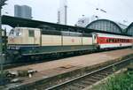   Farbenfroh in Frankfurt (Main) Hbf am 24 Juli 1999 mit 181 225 und deren EC nach Strasbourg ber Karlsruhe und Kehl.
