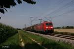 185 293-8 mit gemischten G�terzug bei Moosham.