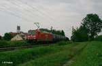 185 293-8 mit gemischten G�terzug bei Moosham.