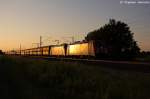 185 208-6 & 185 253-2 DB Schenker Rail Deutschland AG mit dem GM 60227 von Hanseport nach Ziltendorf EKO in Vietznitz.