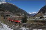 Der Winnerzug fährt wieder mit DB Loks der BR 185 über den Gotthard, auch wenn am Zugsschluss noch eine SBB Re 4/4 II nachschiebt.
17. März 2016