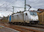   Die Railpool 186 299-4 (91 80 6186 299-4 D-Rpool) fährt am 07.03.2020 als Lz (solo) durch Betzdorf/Sieg in Richtung Köln.