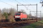 br-189-siemens-es64f4/646536/stahlzug-mit-189-026-durchfahrt-am Stahlzug mit 189 026 durchfahrt am 29 Jänner 2019 Wijchen.