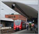 Die Hamsterbacke 442 203 stand am 28.07.2012 zur Abfahrt nach Trier im Bahnhof von Koblenz bereit. (Jeanny)