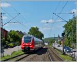 - Unerwartete Hamsterbegegnung - Am 10.08.2012 fuhr der Triebzug 442 208 vllig berraschend in den Bahnhof von Oberbillig ein, auf seiner Reise von Perl nach Wittlich.