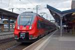   Zwei Bombardier Talent 2 der DB Regio Hessen sind gemeinsam (gekoppelt) als SE 30/SE 40  Mittelhessen-Express  von Frankfurt am Main kommend in den Bahnhof Gießen eingefahren.