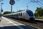 Zwei gekuppelte Bombardier Talent 2 der National Express Rail verlassen am 12 August 2026, als RB 48  Rhein-Wupper-Bahn  (Wuppertal-Oberbarmen – K�ln – Bonn-Mehlem), den Bahnhof Bonn UN Campus und fahren weiter in Richtung Bonn-Bad Godesberg. Gef�hrt vorne von dem dreiteiligen ET 160 (94 80 9442 160-9 D-NXG ff) und am Zugschluss der vierteilige ET 371 (94 80 9442 371-2 D-NXG ff).  Die National Express Rail GmbH ist der Fahrzeugnutzer, Eigent�mer der Triebz�ge ist die ZV VRR Eigenbetrieb Fahrzeuge und Infrastruktur in Essen.
