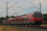 DB Regio  1 428 504 ist am 16 Juli 2026 auf den Weg nach Oberhausen und wird zwischen Buldern und D�lmen fotografiert.