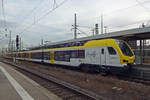 Go-Ahead ET5-13 verlässt am 3 Januar 2020 Stuttgart Hbf.