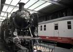 18 505 und ET 11 el 1900 im Eisenbahnmuseum Neustadt/Weinstrasse im Juni 1994.