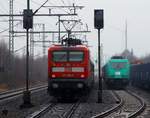 DB 112 168 musste wegen dem Ausfall der RB(Lokschaden) nach Flensburg mit den SHE nach Flensburg in Jübek halten.