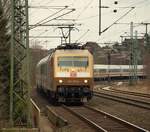 DB 120 159-9 zog am 25.03.2011 den Lr 78092 von HH-Eidelstedt nach Flensburg durch Schleswig.