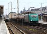 185 613-7 mit Kesselwagenzug, Koblenz Hbf, 29.09.12