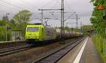 AngelTrains/CFL Cargo 185 534-5 mit dem Zement-Express nach Deuna in Schleswig.