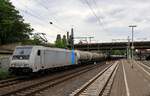 Railpool 185 689-7 mit Öler Durchfahrt HH-Harburg 04.05.2024