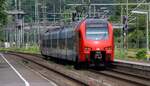 DB Süwex 429 112/612 als RE2 nach Koblenz Hbf Ausfahrt Bingen. 07.08.2024