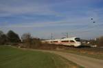 411 071-4 als ICE1609 Warnem�nde - M�nchen bei Fahlenbach.