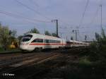 411 052-4  Travem�nde  f�hrt als ICE22 Wien-Dortmund in Regensburg ein.