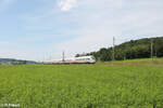 411 069  Tutzing  als ICE93 Hamburg - Wien bei Oberdachstetten.