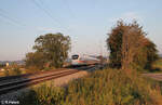 411 028  Reutlingen  als ICE2916 Ersatz ICE für ICE 22 Wien - Dortmund bei Pölling.