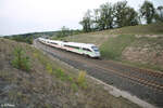 411 003-7  Paderborn  + 411 073-0  Halle/Saale  als ICE 26 Wien - Dortmund bei Emskirchen. 29.09.24