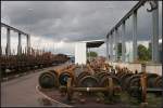 Ein Blick �ber die reichlich vorhandenen Achsen im Kombiwerk (10 Jahre Kombiwerk Magdeburg-Rothensee 17.09.2010)