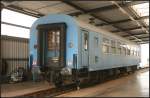 In einem der zug�nglichen  Carports  stand dieser bei der Mansfelder Bergwerksbahn eingestellte Dienstwagen DR 60 50 99-68 703-6 [P] Dienst (10 Jahre Kombiwerk Magdeburg-Rothensee 17.09.2010)