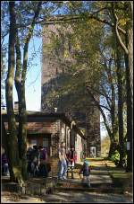 Eingangsbereich des ehemaligen Betriebswerks (gesehen Bw-Fest Lutherstadt Wittenberg 10.10.2010)