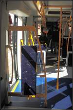 Inneneinrichtung im T�rbereich der FLEXITY 2 f�r Blackpool, UK auf der InnoTrans 2012 in Berlin