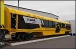 Als Weltneuheit stellte Vossloh auf der InnoTrans 2014 in Berlin den Schienenfr�szug HPM VM141 „Hornet“ vor.