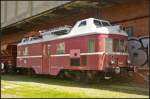 DR 188 001-2 ORT in Magdeburg Neustadt, 10.05.2015
<br><br>
Beim Familienfest der Magdeburger Eisenbahnfreunde stand dieser ORT (VT 135), Baujahr 1956, am alten Lagerhaus des Hafens.