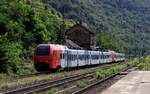 Umleiterzug...DB Süwex 429 104/604 + 429 100/600 als RE2 nach Koblenz Hbf.