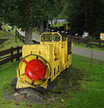 600 mm BBA Tandem-Akkumulatorlokomotive vom Typ B 660, vom Hersteller BBA - Betrieb für Bergbauausrüstungen Aue von 1954–1991 Sowjetisch-Deutsche Aktiengesellschaft (SDAG),