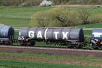 7837 625 (Zans) von  GATX  am 5. April 2024 bei Breitenfurt.