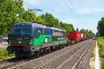  Die fr die TX Logistik AG (Troisdorf) fahrende Vectron MS der ELL - European Locomotive Leasing 193 278 (91 80 6193 278-9 D-ELOC) „Say Yes To Europe“ fhrt am 01.06.2019 mit einem