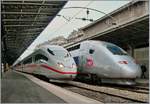 ICE und TGV in Paris Est am 21.