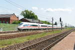 403 037-5  Stuttgart  als ICE 1632 von Berlin Ostbahnhof nach Frankfurt(Main)Hbf in Growudicke.