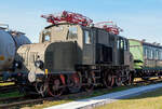 Die E 71 19, ex preußische EG 519 Halle, am 09 März 2014 im DB Museum Koblenz-Lützel.