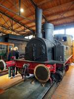 C-Dampflok Nr.996  Hannover  Baujahr 1872 im Technik Museum Berlin am 06.10.2016.