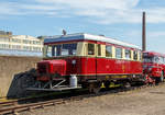  Der Wismarer Schienenbus, Typ Hannover auch bekannt als  Schweineschnäuzchen  VT 2 (95 80 0133 102-3 D-DGEG) der Deutsche Gesellschaft für Eisenbahngeschichte, ex B.Th.