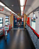 Innenraum im ÖBB Cityjet - Bombardier Talent 3, der Triebzug wurde auf der InnoTrans 2018 in Berlin (18.09.2018) präsentiert.